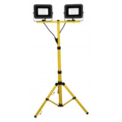 Commel LED reflektor na stativu 2x30W 6500K IP44